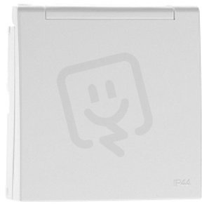 Kryt zásuvky Schuko sklopný, krytí IP44 90634 TBR bílá ELKO EP 5603011064358
