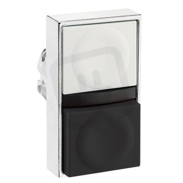 Schneider ZB4BL9312 Ovládací hlavice stiskací dvojtl.1 líc