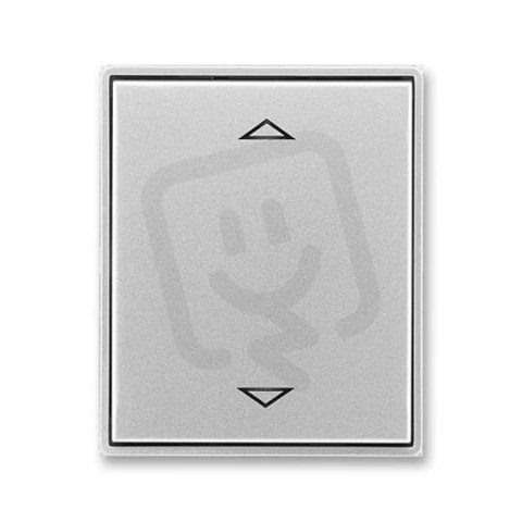 Kryt spínače žaluziového s krátkocest. ovladac 3299E-A00110 08 titanová Time ABB