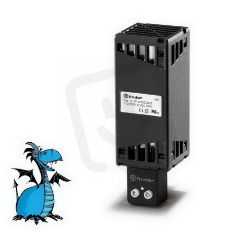 Topení bez ventilátoru, 50W, 110-230V AC/DC FINDER 7H.51.0.230.0050