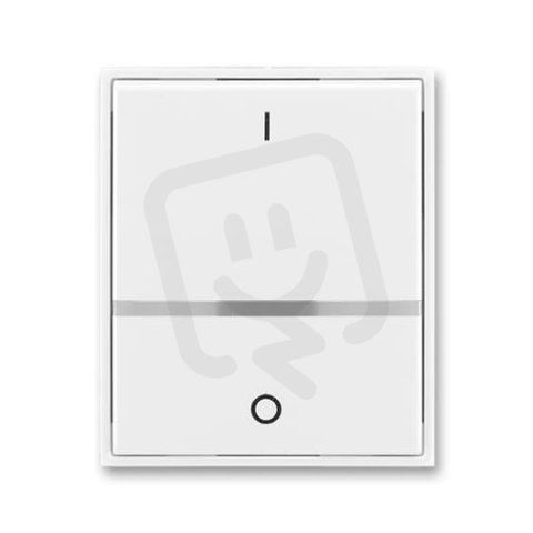 Kryt vypínače s průzorem řazení 2S 3558E-A00655 03 bílá/bílá Element Time ABB