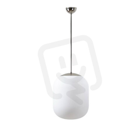 Závěsné svítidlo se skleněným stínidlem OSMONT TANIA P1 13W IP40 E27 chrom
