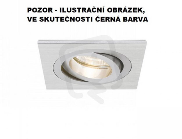 PASADENA GU10 SQ I zápustná černá 230V GU10 50W RENDL R12711