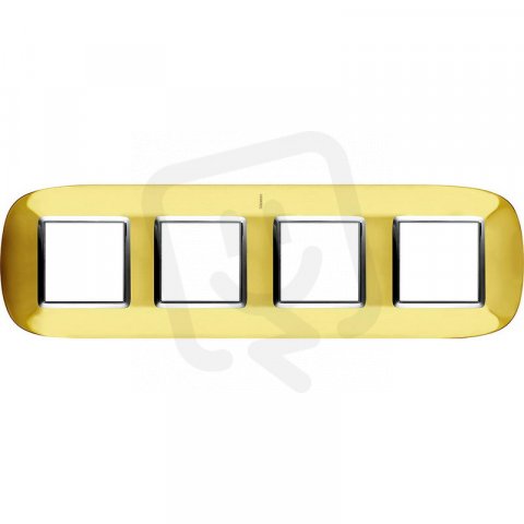 Legrand HB4802/4OR BTAX Rámeček2+2+2+2 ZLATO LESKLÉ