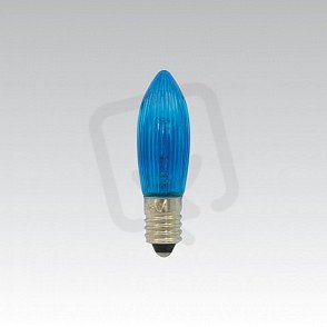 Svíčková barevná žárovka AE 23V 3W E10 C13 vánoční modrá NBB 374013000