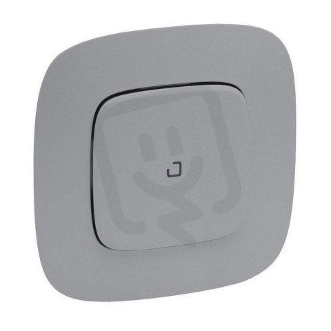 Valena Allure with Netatmo spínač s možností stmívání s 'N' vodičem, hliník