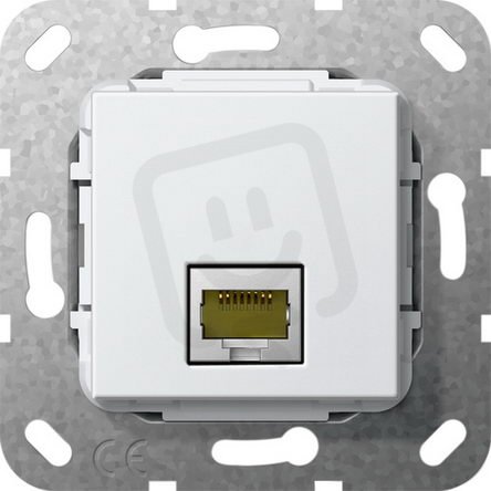 Modulární Jack MJ RJ45 Cat.6A 10GB Gender changer čistě bílá GIRA 569503