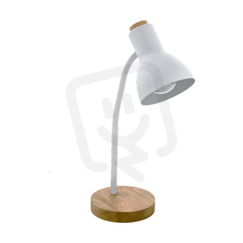 Stolní svítidlo VERADAL 1xE27 bílá/dřevo 40W IP20 EGLO 98832