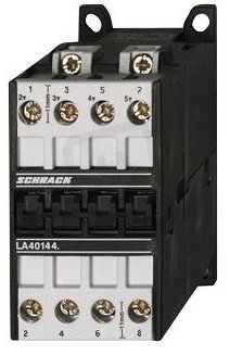 Výkonový stykač DC 5,5kW, 4Z, 24VDC SCHRACK LA401445--