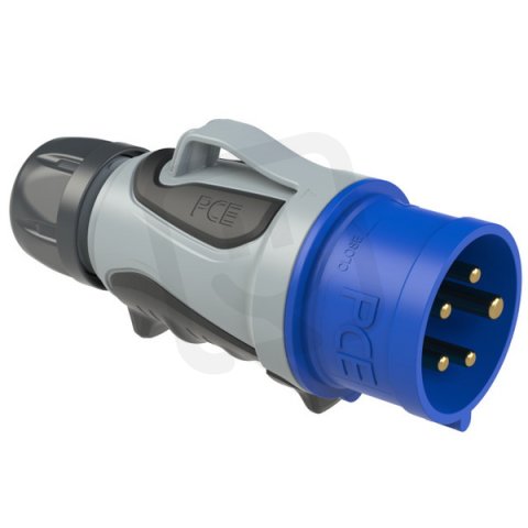 vidlice 5P, 32A/230V, 9h, IP44, GRIP PCE 0253-9