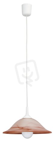 Alabastro E27 1x 60W IP20 tabákový alabastr/bílá RABALUX 3955