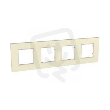 Unica Quadro Krycí rámeček čtyřnásobný, Stone SCHNEIDER MGU2.708.16