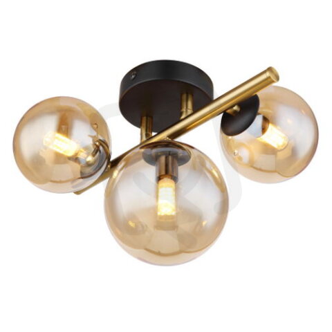 Stropní svítidlo RIHA černá 3xG9 LED 3,5W 230V, 80lm, 3000K GLOBO 56135-3W