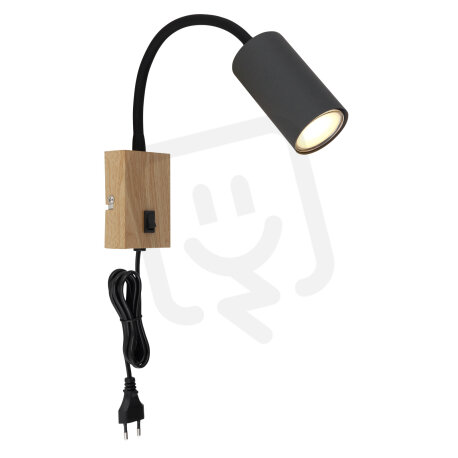 Nástěnné svítidlo ROBBY grafit 1x GU10,max. 25W 230V GLOBO 57911WG