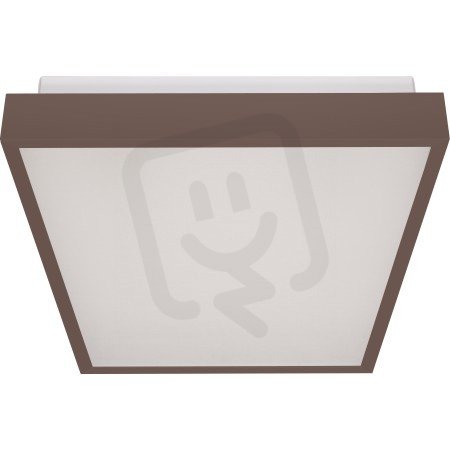 Stropní a nástěnné svítidlo Quatro 450x450 hnědá 3x60W IP20 E27 922002/06