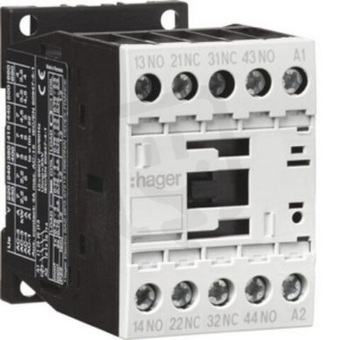 Pomocný stykač 2S + 2R, 4A (AC15), 24 VDC HAGER EVR00422E