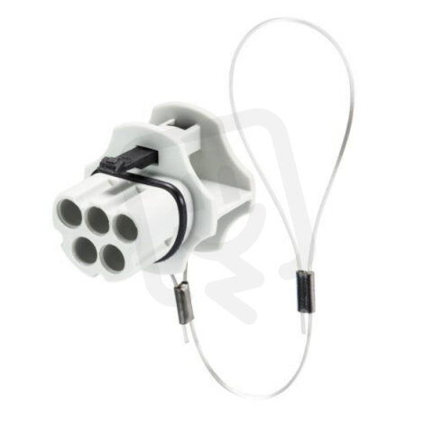 zátka s lankem pro zásuvku RST 4/5 pólů, šedá WIELAND 99.529.0000.7