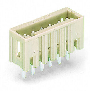 Konektor s pájecími piny THT pájecí kontakt 1,0x1,0mm rovné světle šedá 24pól.