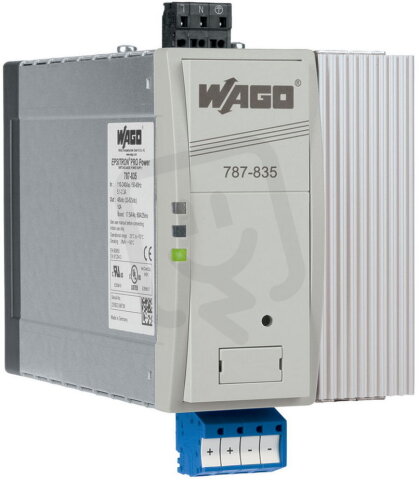 Spínaný napájecí zdroj pro 1fáz. 48V DC 10 A Kontakt DC OK WAGO 787-835