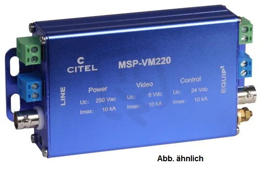 Přepěťová ochrana pro video MSP-VM24-2P CITEL 420432