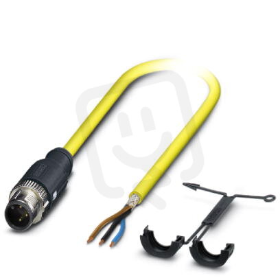SAC-HZ-3P-M12MS/ 2,0-542 SH BK Kabel senzoru/aktoru 1409516