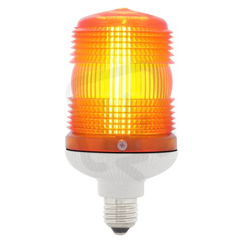 Maják zábleskový MINIFLASH X 12/24V ACDC IP54 E27 oranžová světle šedá 63818
