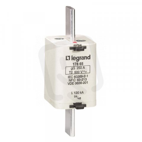 POJISTKA NOŽOVÁ GG/GL VELIKOST 2 250A LEGRAND 017865