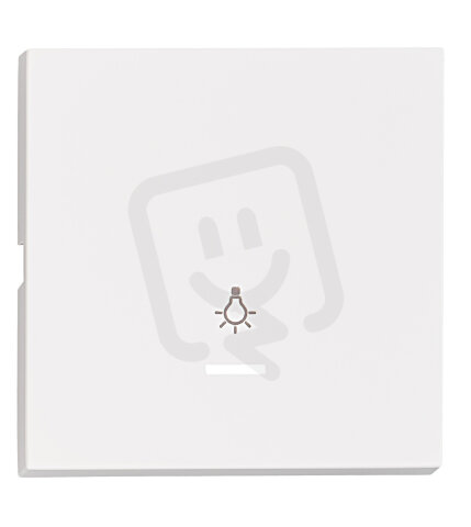 Kryt spínačů a ovladačů s průhledem, symbol světlo, bílý SCHRACK EV102309--