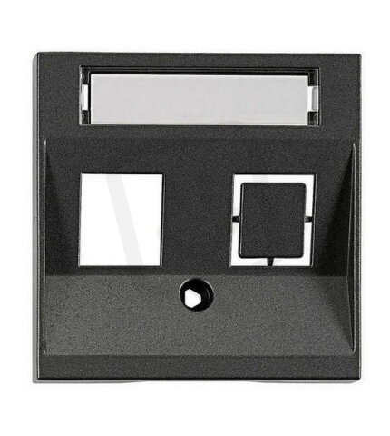 Kryt datové zásuvky 1x RJ45, antracit SCHRACK EV114303--