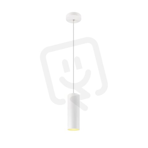 SLV ENOLA, závěsné svítidlo, Délka visutí 150cm, E27, 1x max. 50W, matně bílá