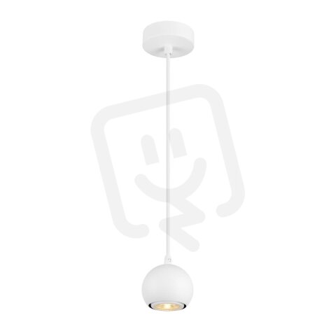 LIGHT EYE 90, závěsné svítidlo, GU10, délka závěsu 150cm, 1x max. 6W, matně bílá