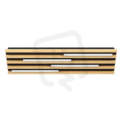 Stropní svítidlo MARREIRA LED 780X220 dřevo/černá 36W IP20 EGLO 390428