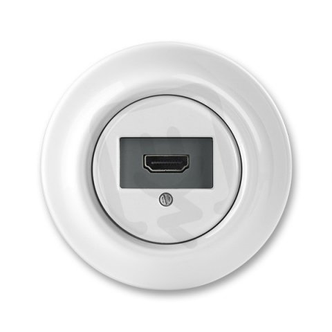 ABB Decento Zásuvka komunikační HDMI bílá 5014K-C00432
