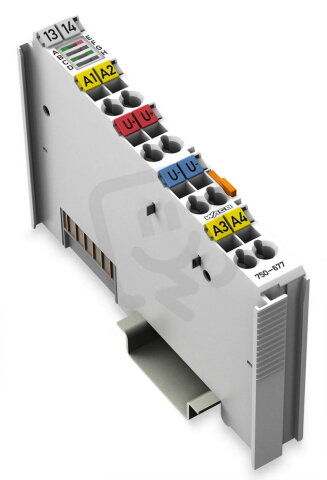4 výstupy s pulzně šířkovou modulací, DC 24 V, 0,2 A, Světle šedá WAGO 750-677