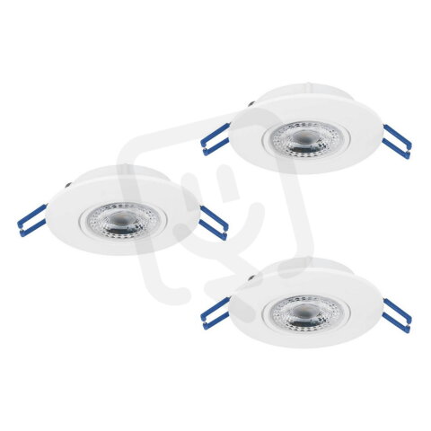 Vestavné svítidlo GEDREZ SET 3XLED-CCT d90 14,7W IP20 bílá EGLO 300184
