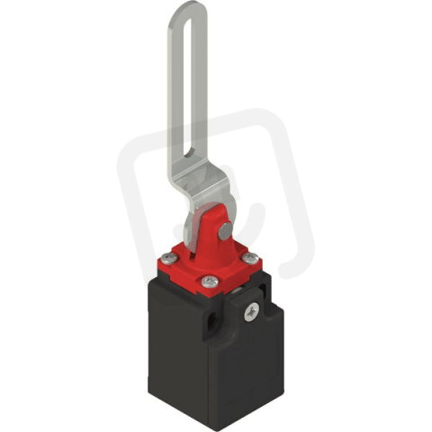 Bezpečnostní pantový spínač M16x1,5, Plast, 2NC, Středové raménko, IP67