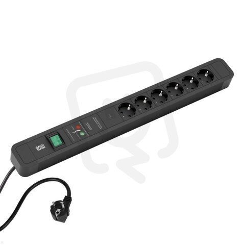 Bachman 350.004 PRIMO 2 6xCEE7 / 3, 1xGVS, 1xswitch 2,0m