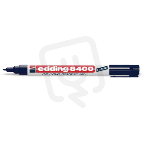 EDDING 8400 černá Permanentní pero na CD,DVD s kulatým hrotem 0,5-1,0mm/černá