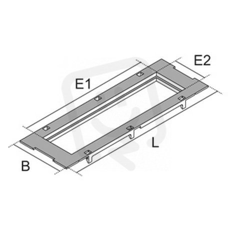 instalační rámeček pro 4 moduly PUK GROUP UAM-4-1 226