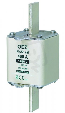 PNA2 400A aM Pojistková vložka AC690V/DC250V vel.2 motorová OEZ:40405