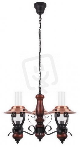 Enna E14 3x 40W IP20 černá RABALUX 7860