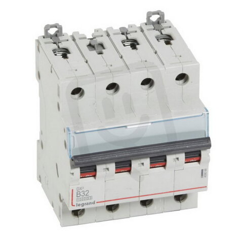 DX3 JISTIČ, 4 PÓLOVÝ, CHAR. B,32A 10000A/16KA LEGRAND 409068