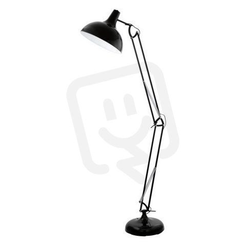 Stojací svítidlo BORGILLIO 1xE27 černá 60W IP20 EGLO 94698