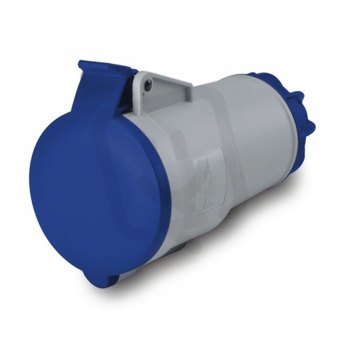 SCAME Zásuvka (spojka) kabelová XENIA 2P+E, 32A, 6h/200-250 V, 50/60 Hz, IP44