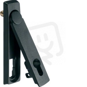 Výklopná klika pro skříně FA/FP pro půlcilindrický zámek HAGER FZ534N