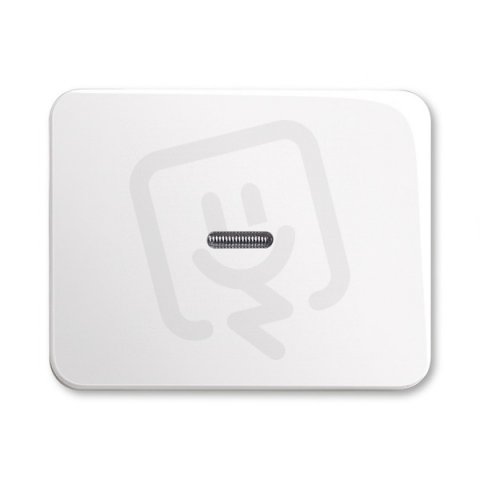 ABB Alpha Exclusive 3558B-A65324G Kryt spínače jednoduchý,s čirým průzorem