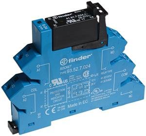 Vazební člen, 1Z/3A/240V AC, 24V DC, SSR, BS FINDER 38.41.7.024.8240