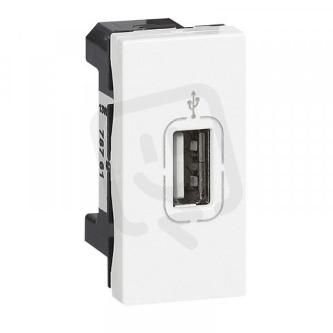 MOSAIC ZÁSUVKA USB 2.0 1M BÍLÁ LEGRAND 078761