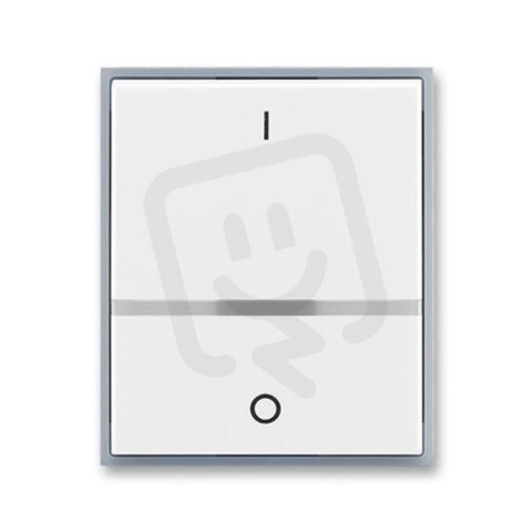 Kryt vypínače s průzorem řazení 2S 3558E-A00655 04 bílá/ledová šedá Element ABB