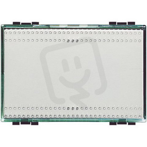 BTICINO LIVINGLIGHT VÝMĚNNÁ KRYTKA KRISTALL 3MODULOVÝ N4932/3